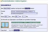 Calcolatore on-line per finestre