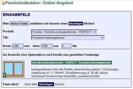 Online Window Calculator